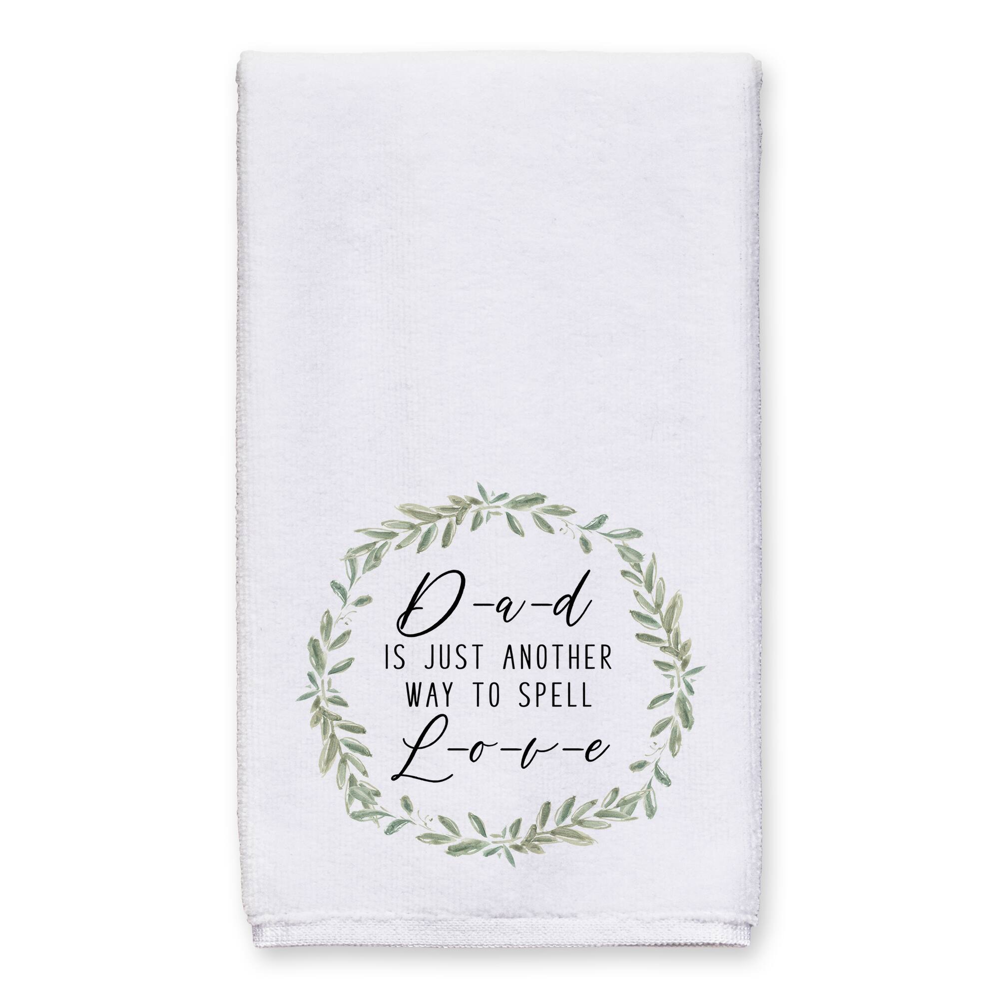 Dad is a Way to Spell Love Tea Towel Set